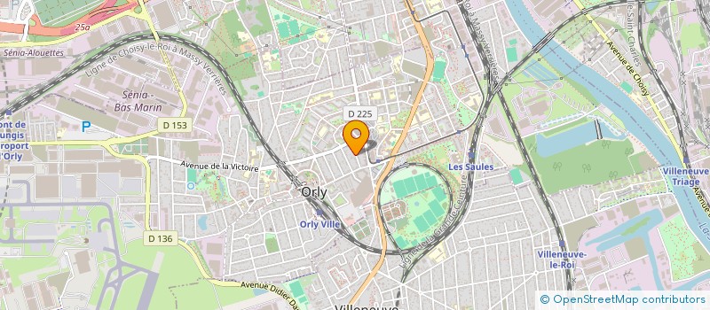 localisation de l'entreprise CAVI CITY  ORLY