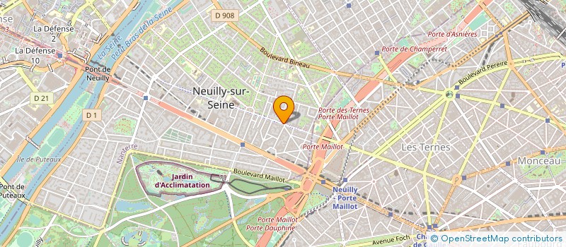 localisation de l'entreprise CAVIAR à NEUILLY-SUR-SEINE