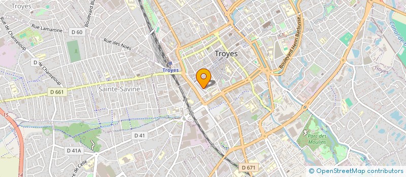 localisation de l'entreprise CAVIARD  TROYES