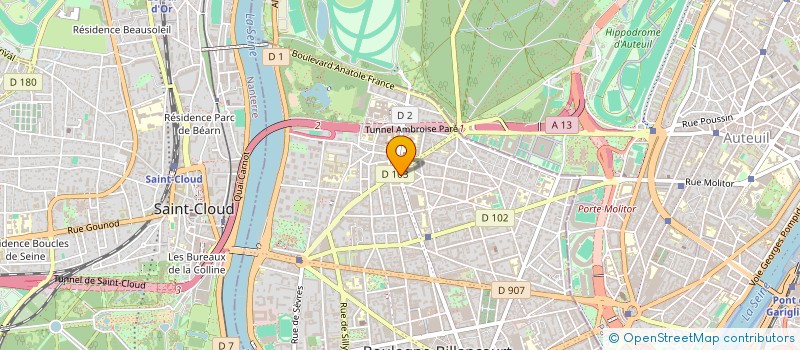 localisation de l'entreprise CAVICLAXA à BOULOGNE-BILLANCOURT