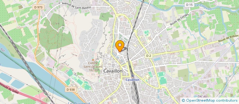 localisation de l'entreprise CAVIE  CAVAILLON