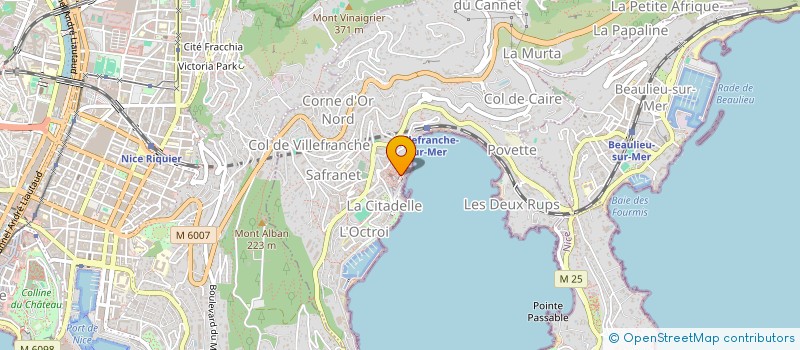 localisation de l'entreprise CAVIEM à VILLEFRANCHE-SUR-MER