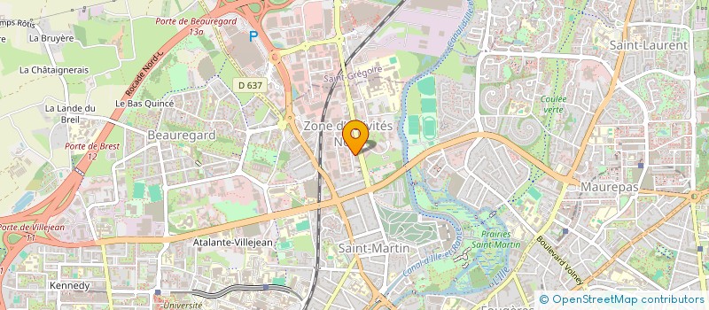 localisation de l'entreprise CAVIER METAL à RENNES
