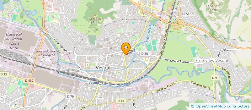 localisation de l'entreprise CAVIFE à VESOUL