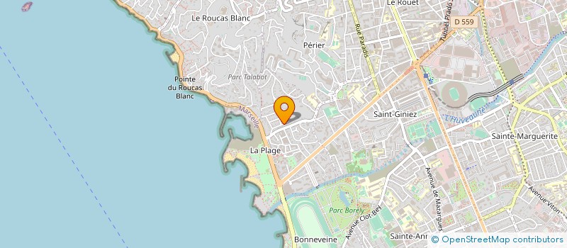 localisation de l'entreprise CAVIGNAC BATIMENT  MARSEILLE 8