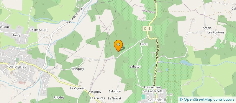 localisation de l'entreprise CAVIGNAC INVEST  SALLEBUF