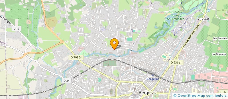localisation de l'entreprise CAVILLE à BERGERAC