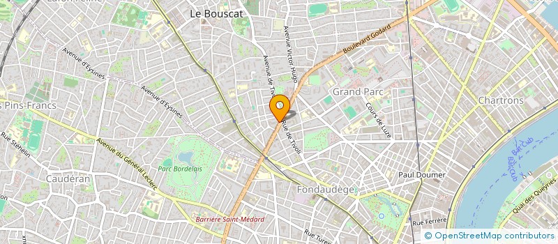 localisation de l'entreprise CAVIMED à LE BOUSCAT