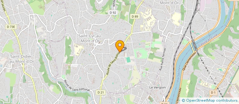 localisation de l'entreprise CAVINGA INVEST  SAINT-CYR-AU-MONT-D'OR