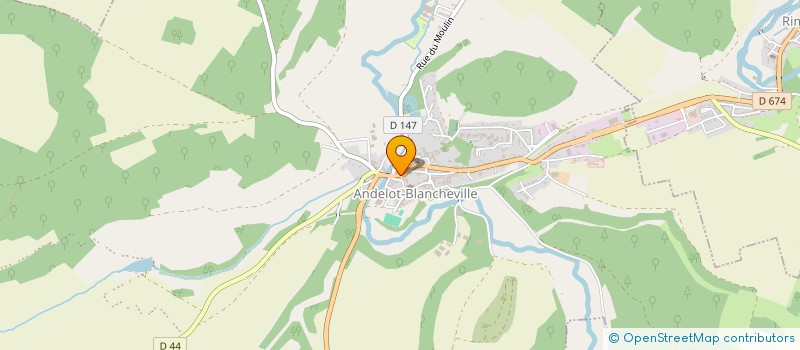 localisation de l'entreprise CAVINIUM FRANCE SAS à ANDELOT-BLANCHEVILLE