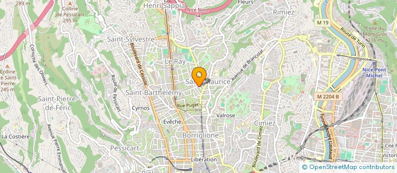localisation de l'entreprise CAVIREM à NICE