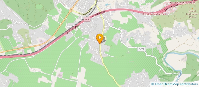 localisation de l'entreprise CAVIT  VIDAUBAN