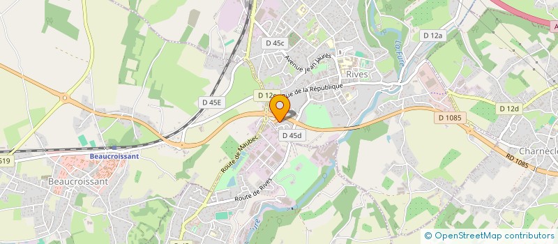 localisation de l'entreprise CAVITRA-SGV à RENAGE