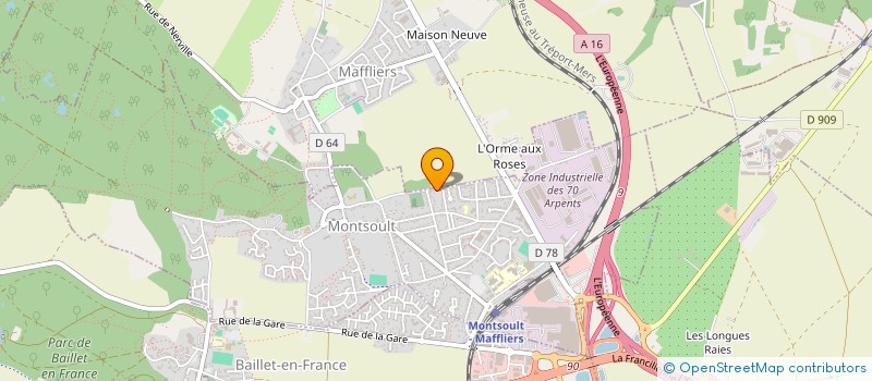 localisation de l'entreprise CAVME  MONTSOULT