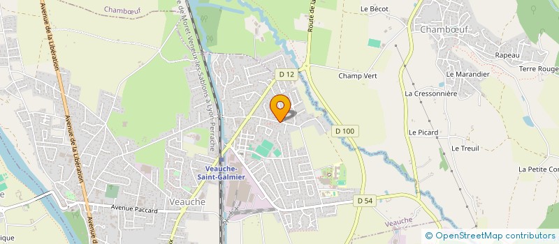 localisation de l'entreprise CAVO à VEAUCHE