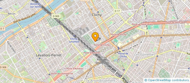 localisation de l'entreprise CAVOK à CLICHY