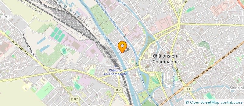 localisation de l'entreprise CAVOK  CHALONS-EN-CHAMPAGNE