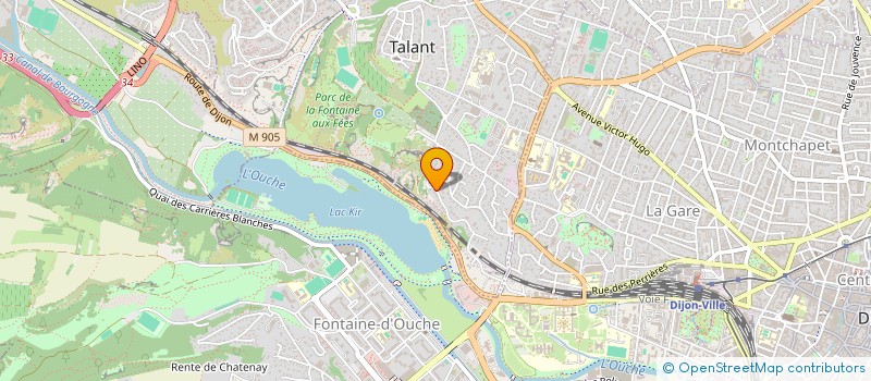 localisation de l'entreprise CAVOK  TALANT