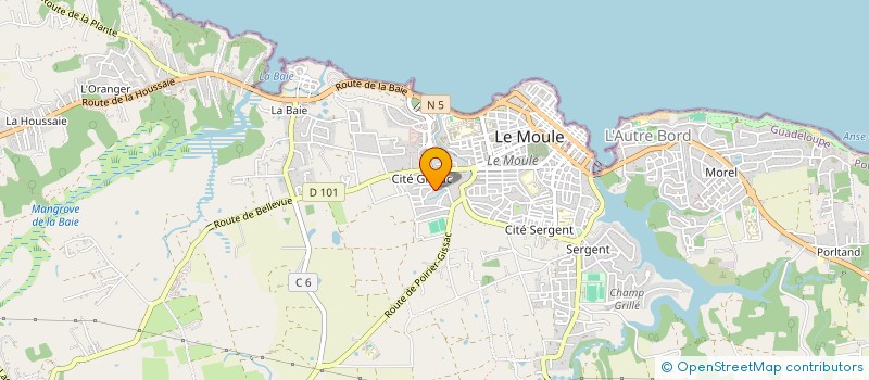 localisation de l'entreprise CAVOK à LE MOULE