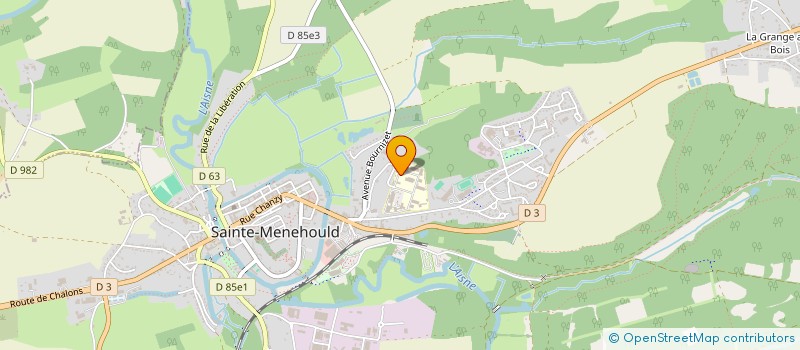 localisation de l'entreprise CAVOK ENGINEERING à SAINTE-MENEHOULD