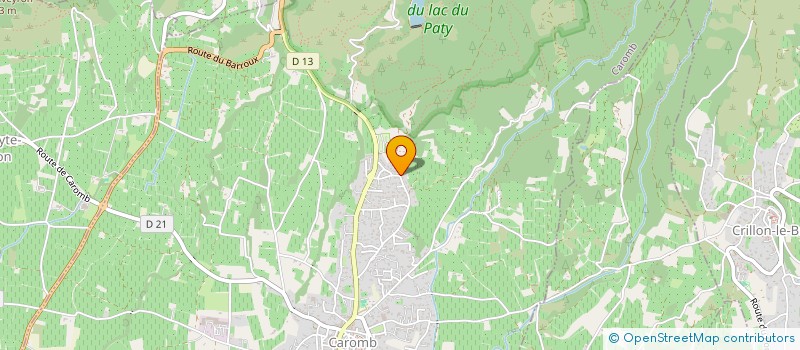 localisation de l'entreprise CAVOK41  CAROMB