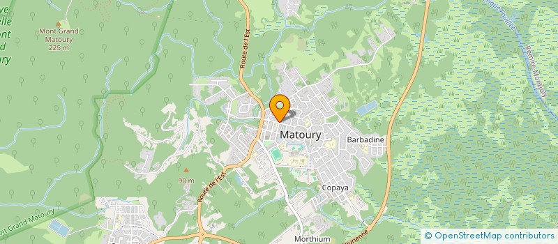 localisation de l'entreprise CAVOK973  MATOURY