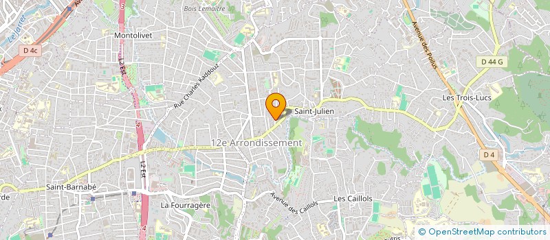 localisation de l'entreprise CAVOUR à MARSEILLE