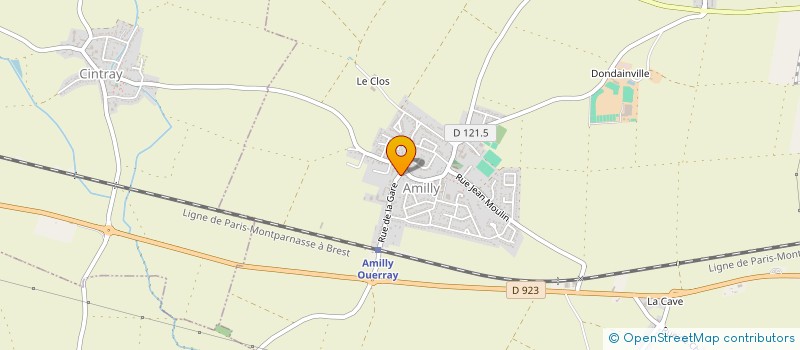 localisation de l'entreprise CAVP à SAINT-PREST