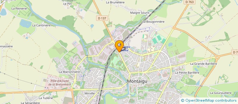 localisation de l'entreprise CAVROCH à MONTAIGU-VENDEE