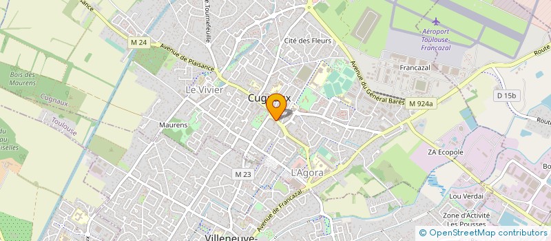 localisation de l'entreprise CAVUTOPIE  CUGNAUX