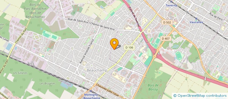 localisation de l'entreprise CAWA  TAVERNY