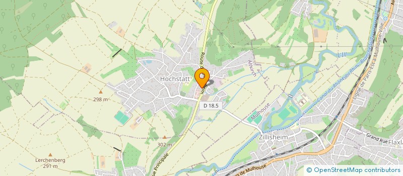 localisation de l'entreprise CAWAL'TAG  WALHEIM