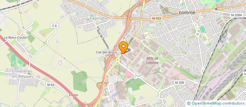 localisation de l'entreprise CAWE à LILLE