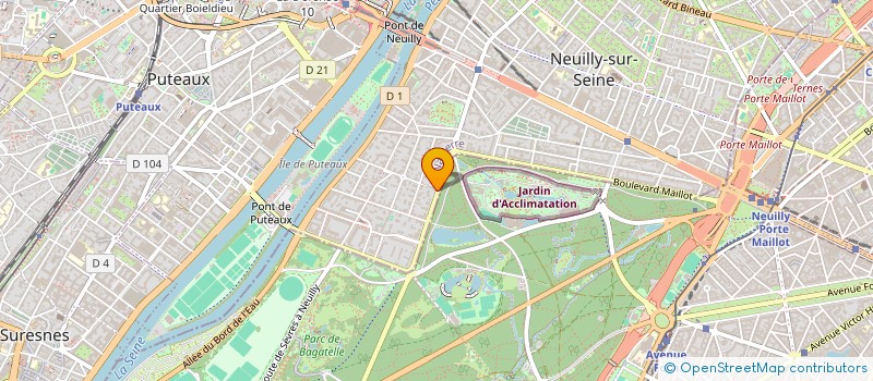 localisation de l'entreprise CAXACLERA à NEUILLY-SUR-SEINE