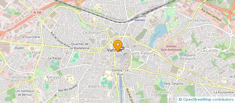 localisation de l'entreprise CAYA à VANNES