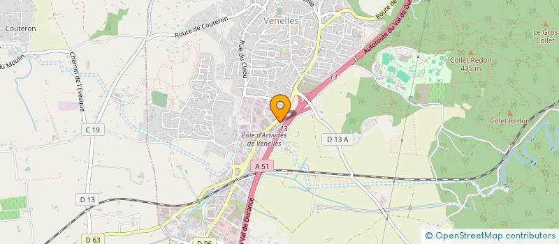 localisation de l'entreprise CAYAJE  VENELLES