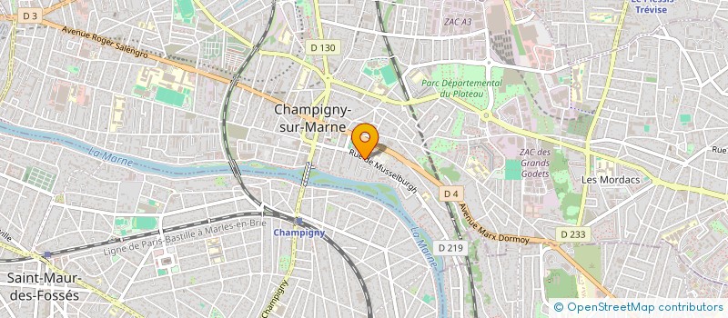 localisation de l'entreprise CAYALLA PROPRETE à CHAMPIGNY-SUR-MARNE