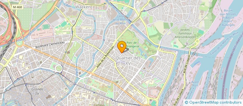 localisation de l'entreprise CAYE D ANJOU  STRASBOURG