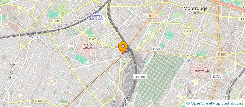 localisation de l'entreprise CAYEMBE  CHATILLON