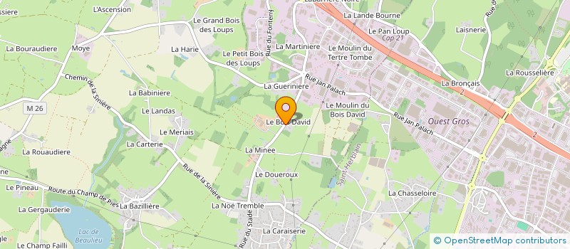 localisation de l'entreprise CAYENE à COUERON