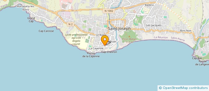 localisation de l'entreprise CAYENNE à SAINT-JOSEPH