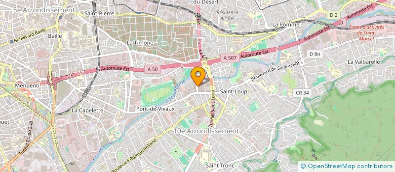 localisation de l'entreprise CAYENNE LIVE  MARSEILLE