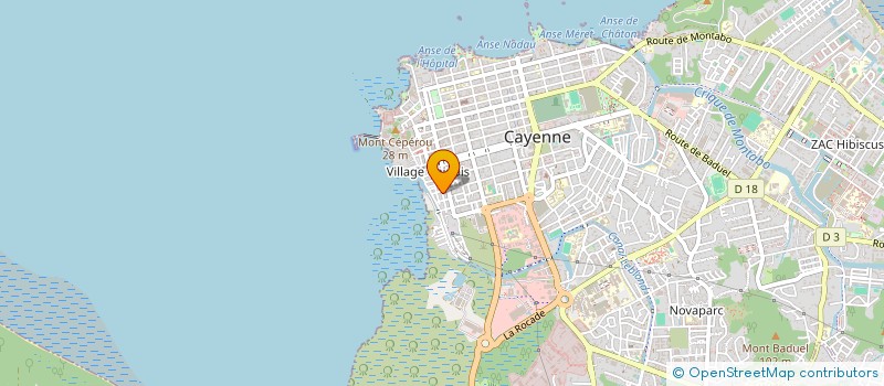 localisation de l'entreprise CAYENNE SUD à CAYENNE