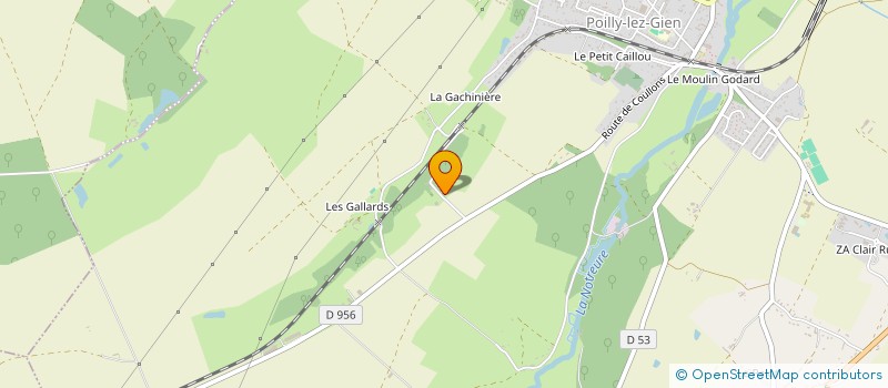 localisation de l'entreprise CAYEUX à POILLY-LEZ-GIEN