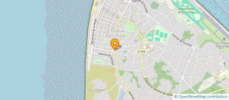 localisation de l'entreprise CAYEUX LOUISE à LE TOUQUET-PARIS-PLAGE