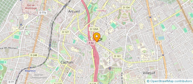 localisation de l'entreprise CAYLA ARCUEIL à ARCUEIL