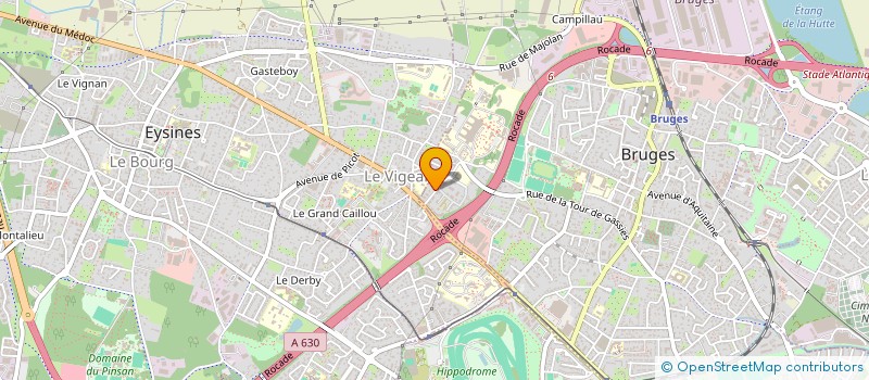 localisation de l'entreprise CAYLA FRERE & SOEUR  BRUGES