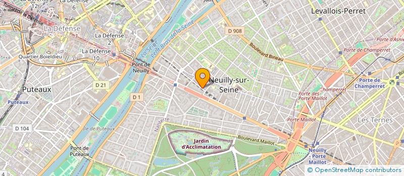 localisation de l'entreprise CAYLAR à NEUILLY-SUR-SEINE