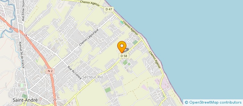 localisation de l'entreprise CAYMA à SAINT-ANDRE