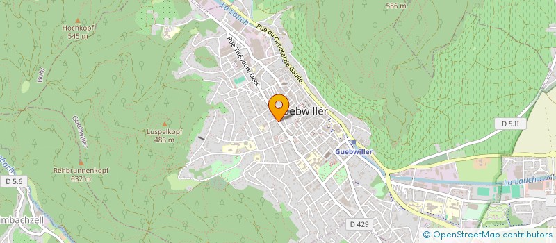 localisation de l'entreprise CAYOLA-DECO  GUEBWILLER